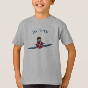 Camiseta Aviador e seu avião