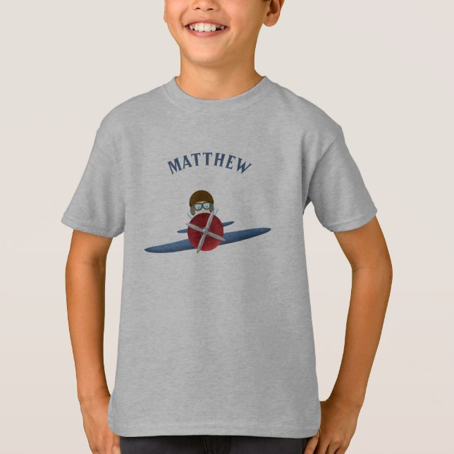 Camiseta Aviador e Seu Avião (Frente)