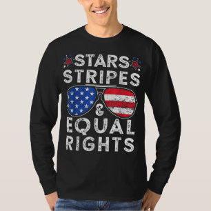 Camiseta Aviador EUA Bandeira Óculos de sol Estrelas Strips