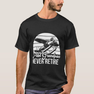 Camiseta Aviador-Piloto-Aviador Aposentado - Piloto De Aero
