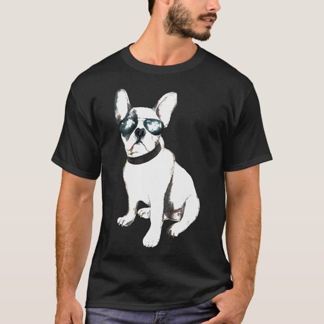 Camiseta Aviadores de Buldogue Franceses (Frente)