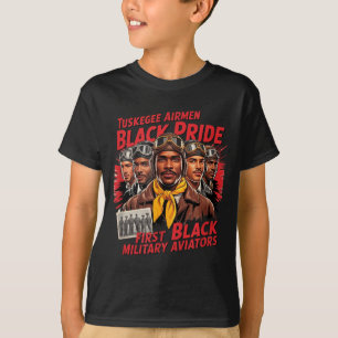 Camiseta Aviadores Negros Retro História Negra Segunda Guer