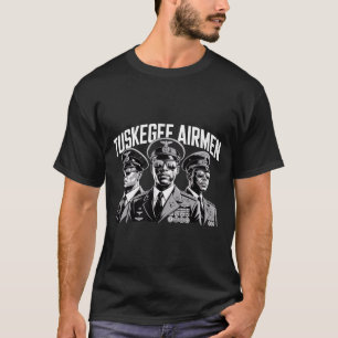 Camiseta Aviadores negros retrô história negra segunda guer