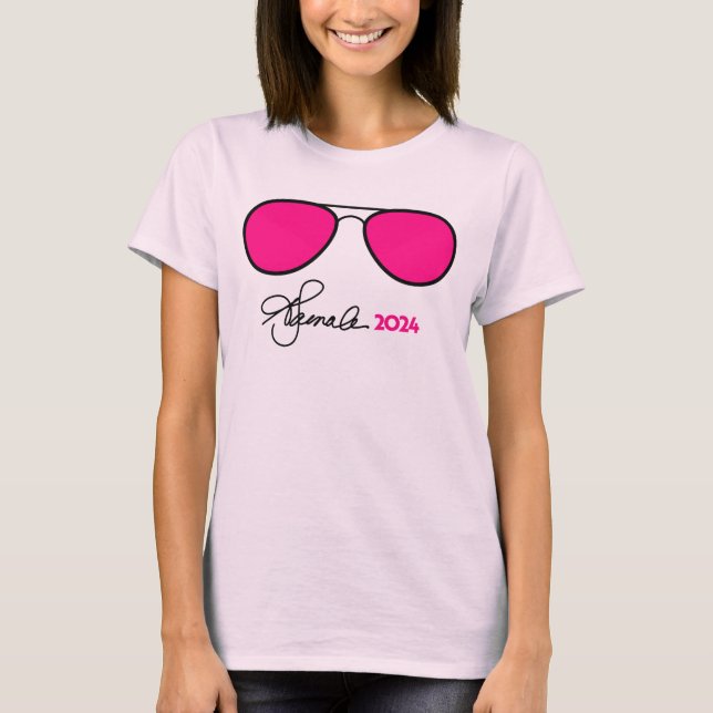 Camiseta Aviadores Rosa Kamala Harris (Frente)
