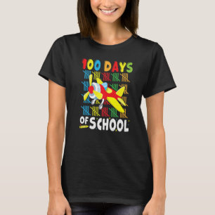 Camiseta Avião: 100 dias de Roupa escolar para professores