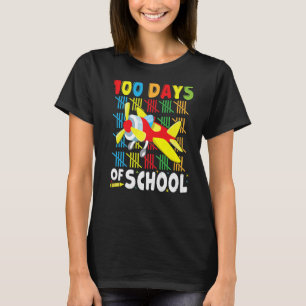 Camiseta Avião: 100 dias de Roupa escolar para professores 