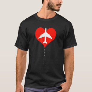 Camiseta Avião Aeronave Voando Piloto Aeronáutica Modo