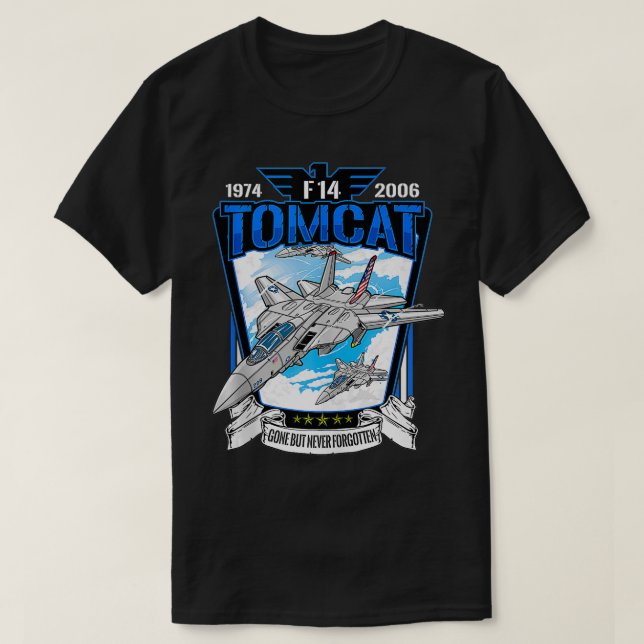 Camiseta Avião americano F14 Tomcat para avião (Frente do Design)