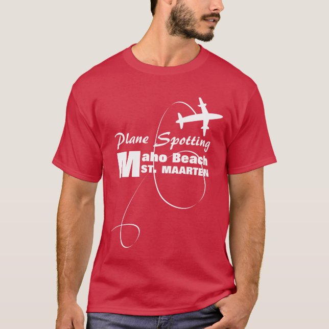 Camiseta Avião Atalhador Atalhando Praia Maho (Frente)