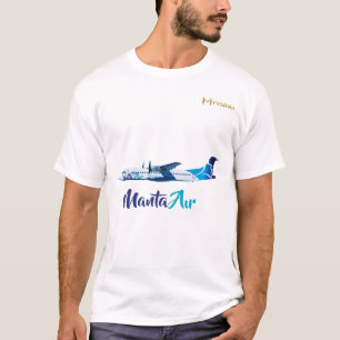 Camiseta Avião ATR72 da Manta Air