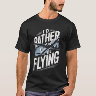 Camiseta Avião Avião Aviador Piloto-Aviador-Humor Aviador