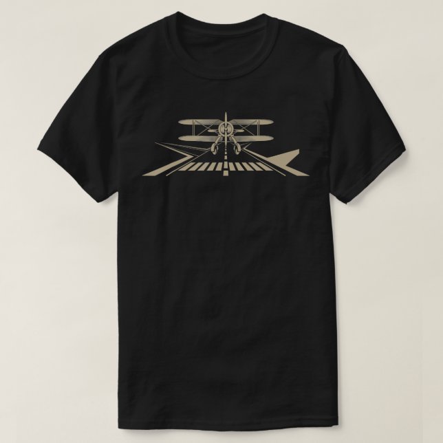 Camiseta Avião Avião Avião Avião Avião Avião de Voo Copilot (Frente do Design)