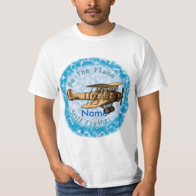 Camiseta Avião Biplano (Frente)