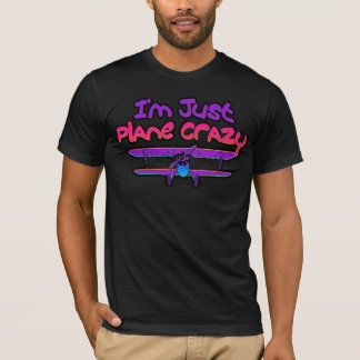 Camiseta Avião Biplano Engraçado