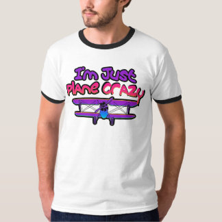 Camiseta Avião Biplano Engraçado