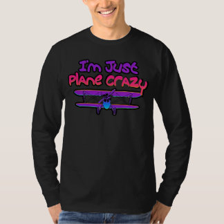 Camiseta Avião Biplano Engraçado