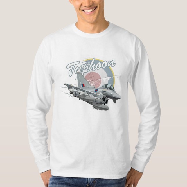 Camiseta Avião-caça-caricatura (Frente)