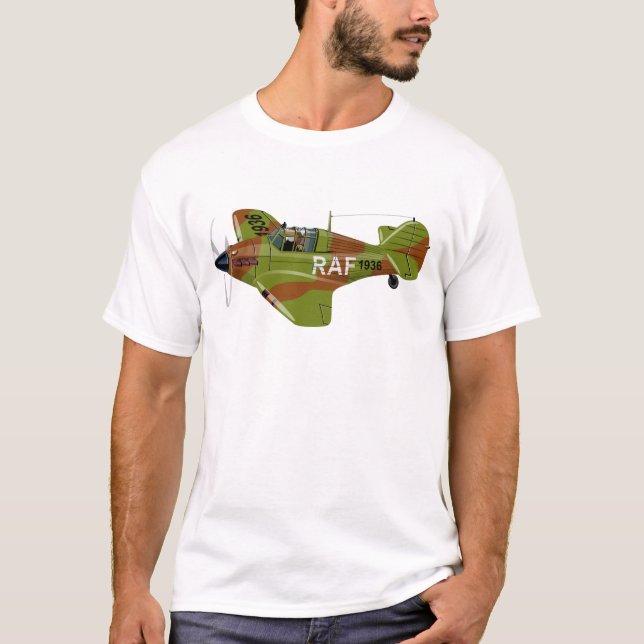 Camiseta Avião-caça-retrô-animação (Frente)
