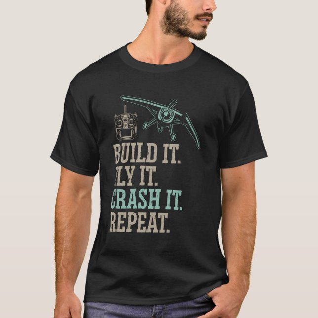 Camiseta Avião Controlado Rádio De Plano Rc (Frente)