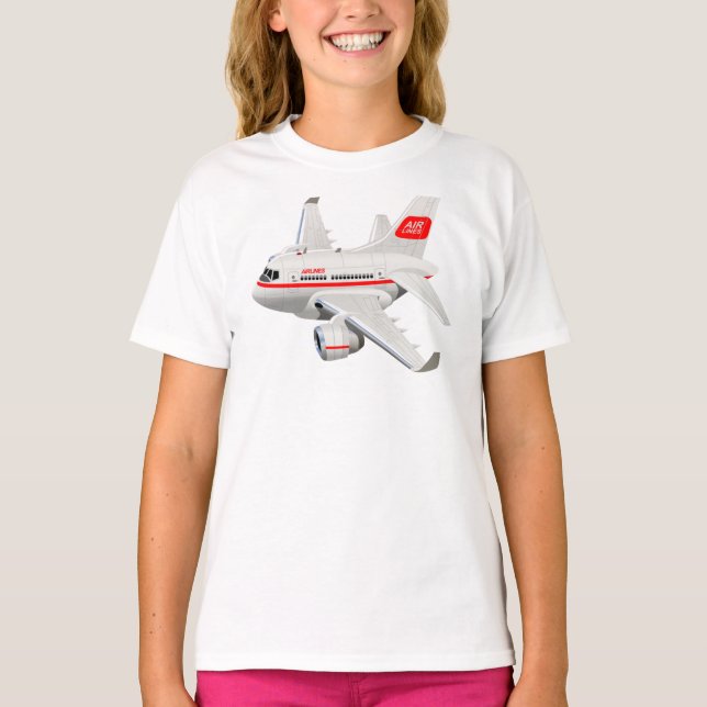 Camiseta Avião de animação (Frente)