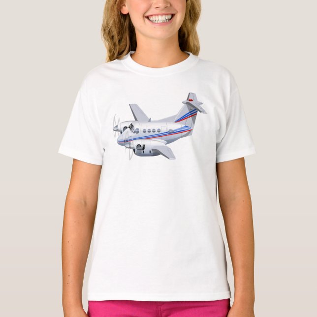 Camiseta Avião de animação (Frente)