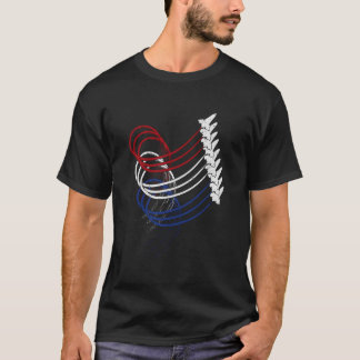 Camiseta Avião de Caça Americano Patriota 4 De