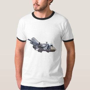 Camiseta Avião-de-caça-caricatura