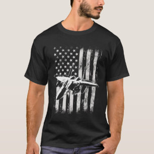 Camiseta Avião de Caça Militar F 15 Striking Eagle Amer