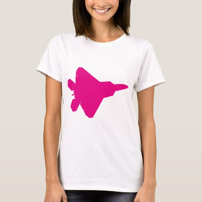 Camiseta Avião de combate do raptor F-22 (Frente)
