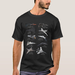 Camiseta Avião De Combatentes De Jato Mais Rápido Do Exérci