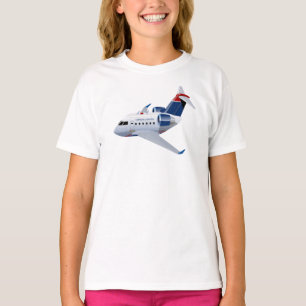 Camiseta Avião de desenho animado