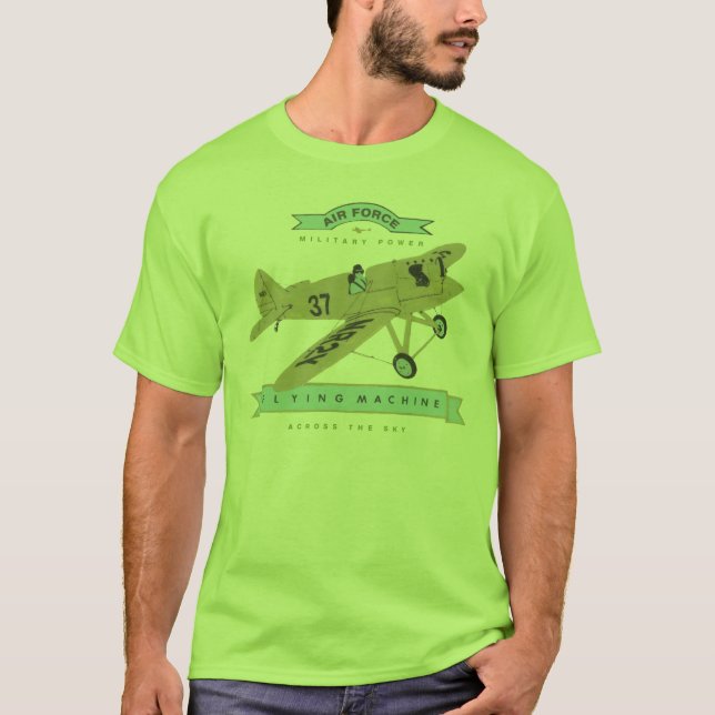 Camiseta Avião de força aérea (Frente)