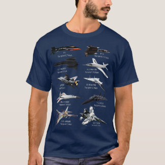 Camiseta Avião de Jato Mais Rápido do Exército
