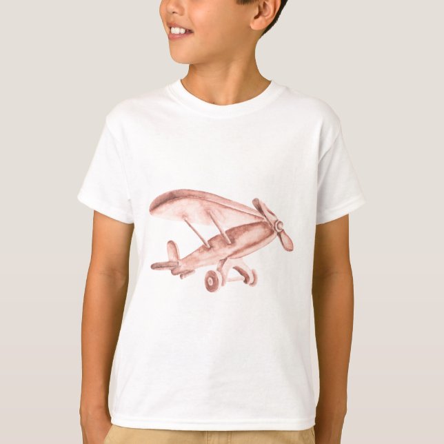 Camiseta Avião de madeira (Frente)