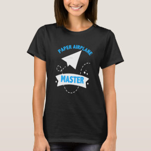 Camiseta Avião De Papel Originário Para Crianças-Mestre De