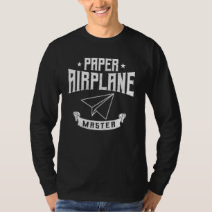 Camiseta Avião de Papel Principal Avião Voando