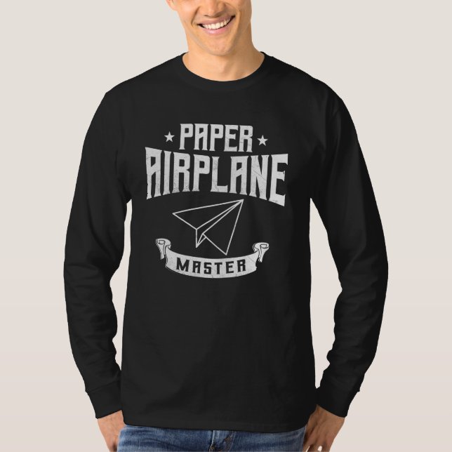 Camiseta Avião de Papel Principal Avião Voando (Frente)