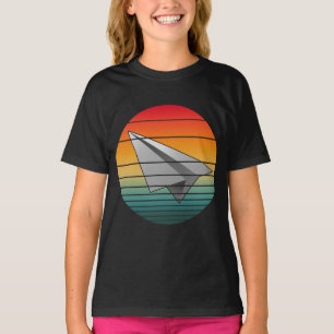 Camiseta Avião de Papel Vintage