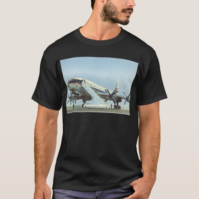 Camiseta AVIÃO DE PASSAGEIROS de Aeroflot a Turquia 114 (Frente)