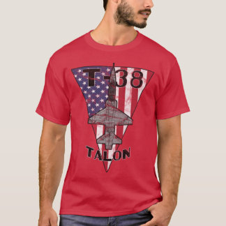 Camiseta Avião de Treinamento a Jato T-38 Talon Vermelho Br