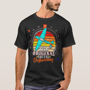 Camiseta Avião de Voo Engraçado Presente no Avião Flutuante