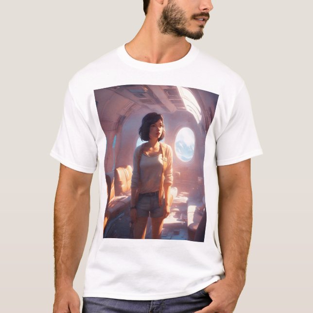 Camiseta avião dentro a (Frente)