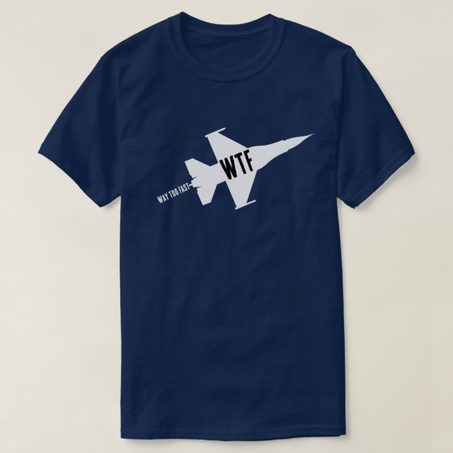 Camiseta Avião do Jet Fighter, Simples, Aviação, Testemunha (Frente do Design)