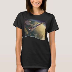 Camiseta Avião do Vintage Science Ficeship