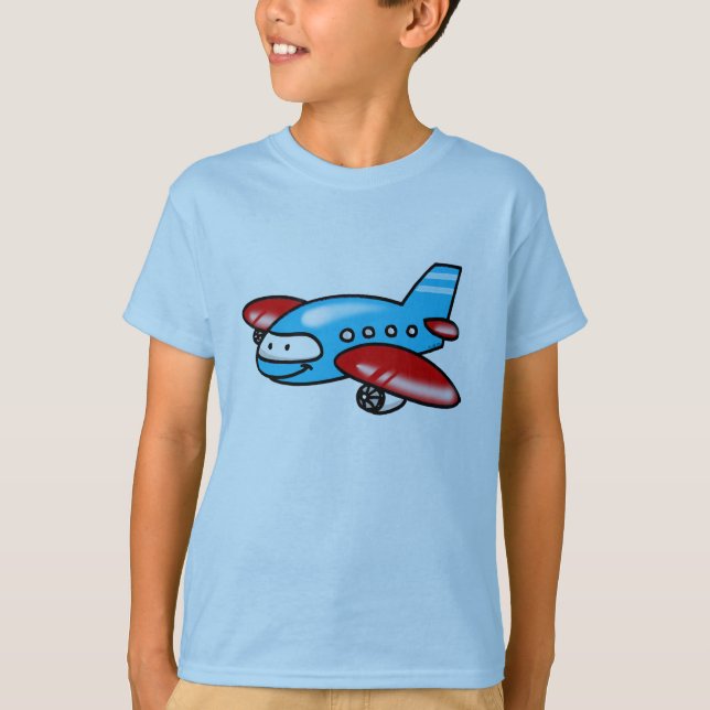 Camiseta avião dos desenhos animados (Frente)
