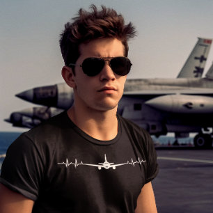 Camiseta Avião Heartbit