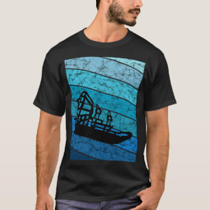 Camiseta Avião Hidroavião Pântano Retroativo Oceano Fanbo