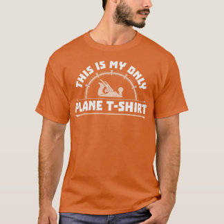 Camiseta avião liso engraçado Presente para carpintaria de