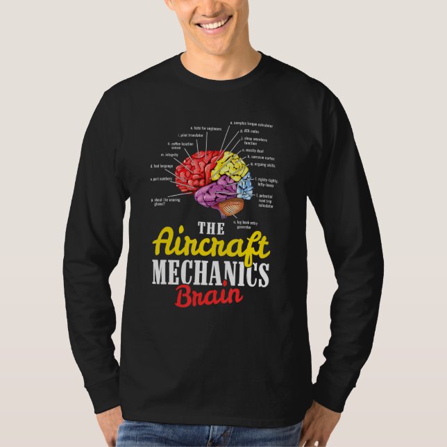 Camiseta Avião Mecânico Aviação (Frente)
