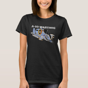 Camiseta Avião Militar A-10 Warthog A10 Thunderbird A10